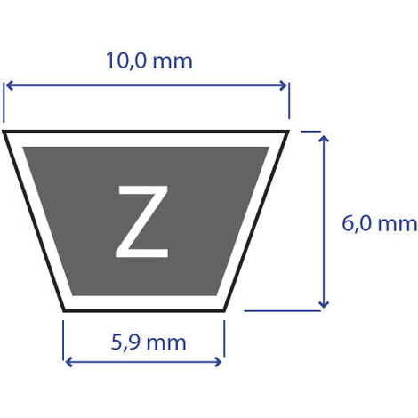 CINGHIA TRAS. Z 32'' 10X815 LI